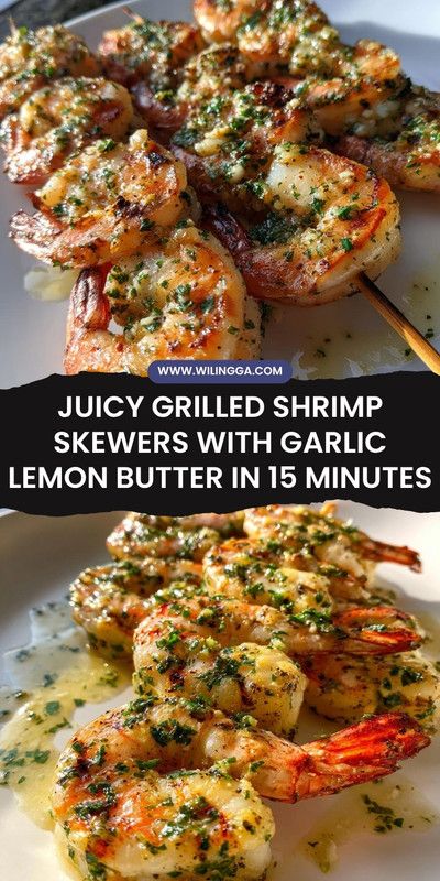 Mastering Lemon-Garlic Butter Grilled Shrimp Skewers